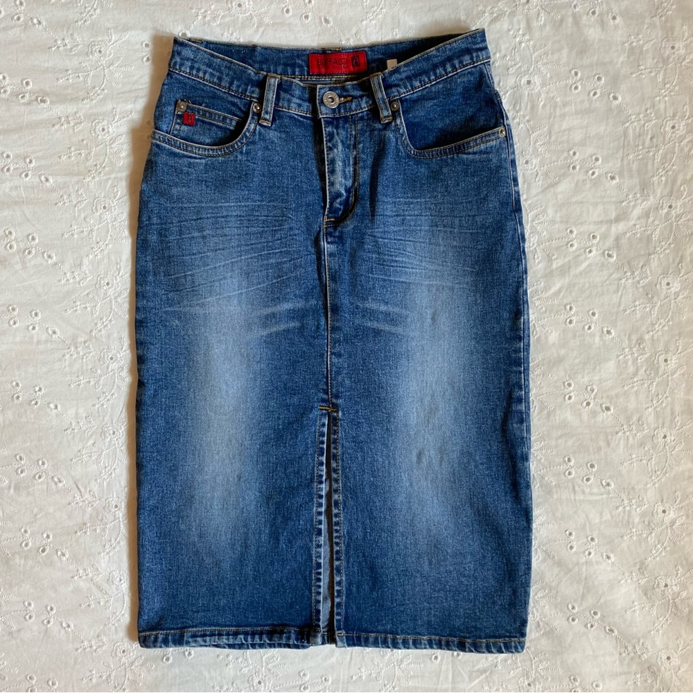 Buffalo midi skirt